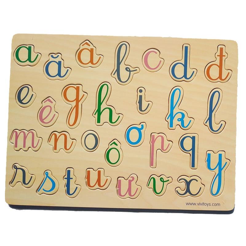 Bảng chữ cái tiếng việt bằng gỗ ️️hàng việt nam 100%, giúp con nhận biệt các mặt chữ cực tốt