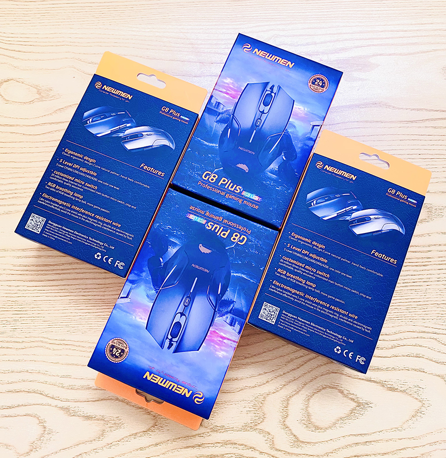 Chuột máy tính có dây Newmen G8 PLUS LED Gaming - Hàng chính hãng PATECH phân phối