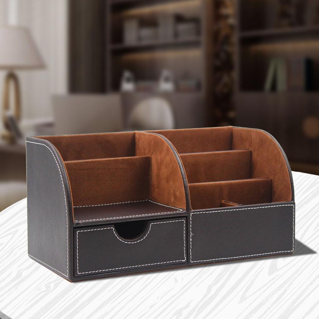Multifunctional Desktop Storage Box  Office Business Organizer Rack