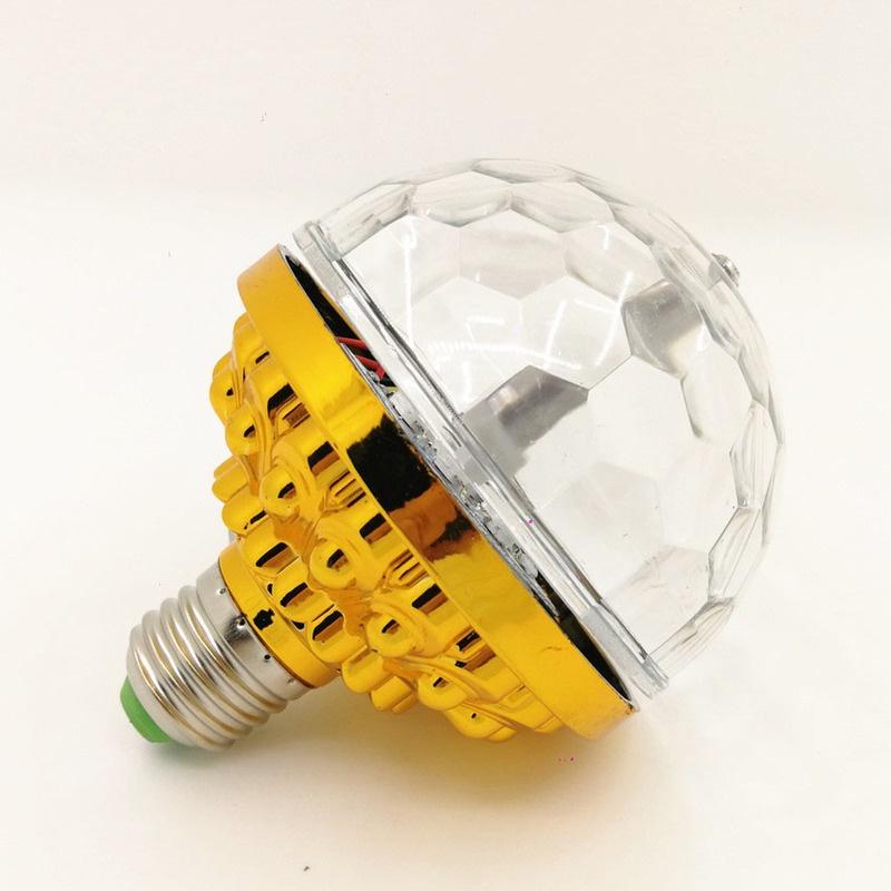 Bóng đèn LED xoay 6W RGB E27 độc đáo trang trí tiệc cưới/ tiệc Giáng Sinh