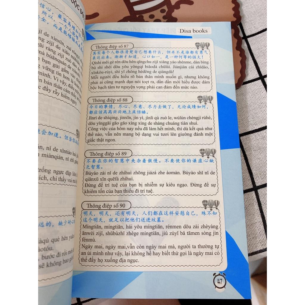 Sách - Combo:250 Thông Điệp Thay Đổi Cuộc Đời Bạn (Song Ngữ Trung Việt) +Học viết 1000 chữ Hán từ con số 0
