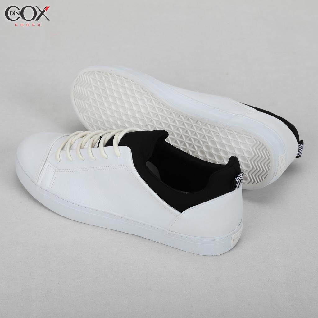 Giày Sneaker Da Unisex DINCOX COX43 Cổ Điển Phá Cách White