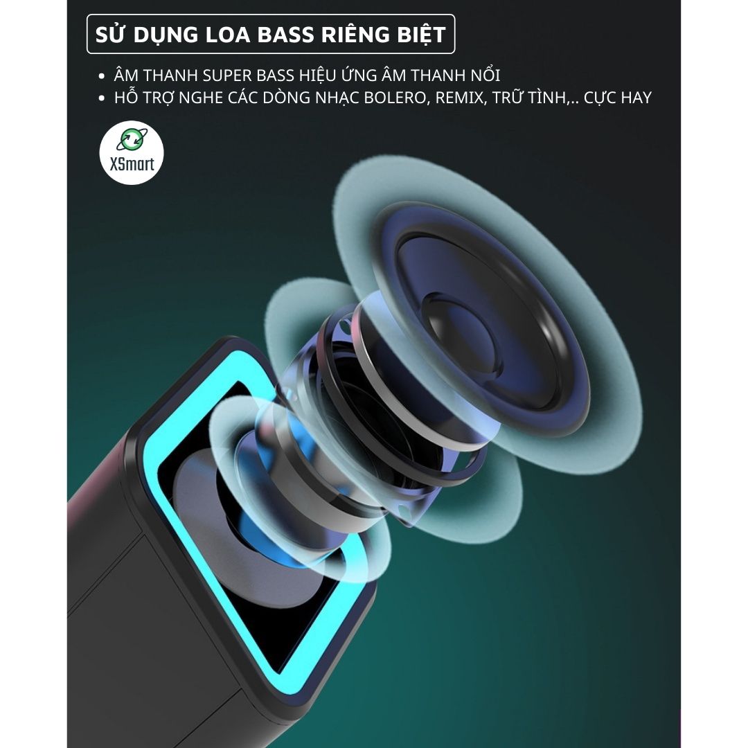 Loa Vi Tính Có Bluetooth Để Bàn Nghe Nhạc Cực Đã XSmart Sada D238 Bass 2021 Tương Thích Laptop Máy Tính Tivi - Hàng Chính Hãng