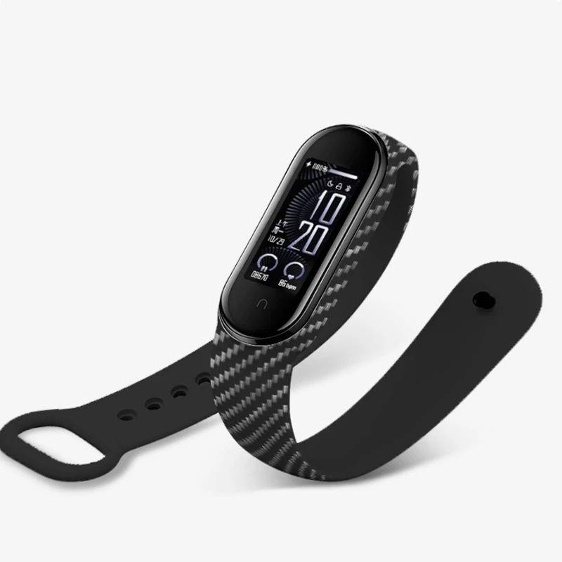 Xiaomi Miband 7 - Dây đeo thay thế carbon dành cho Xiaomi Miband 7/ Mi band 7