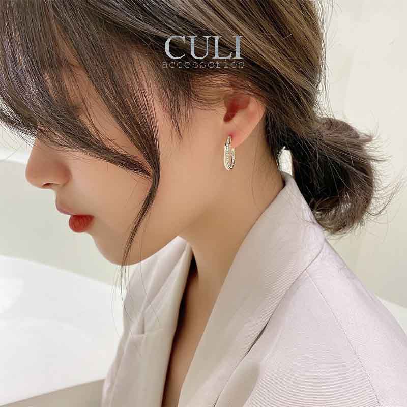 Khuyên tai, Bông tai thời trang nữ HT602 - Culi accessories