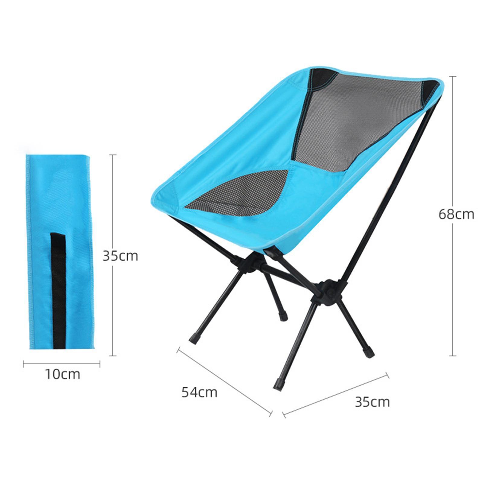 Oxford Cloth Folding Chair Heavy Duty Backrest Seat for Camping Fishing BBQ Backpacking Beach Painting