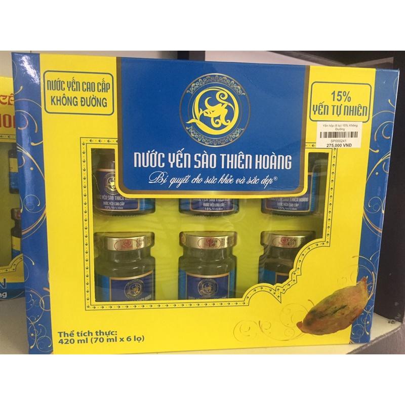 Yến hộp 15% Không Đường