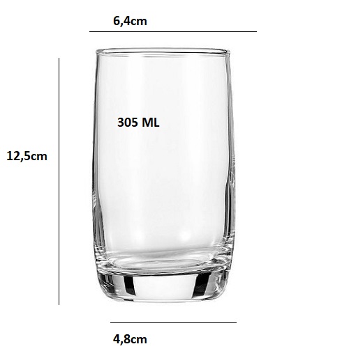 Ly Thủy Tinh Ocean Top Drink Long Drink 305ml - B00310