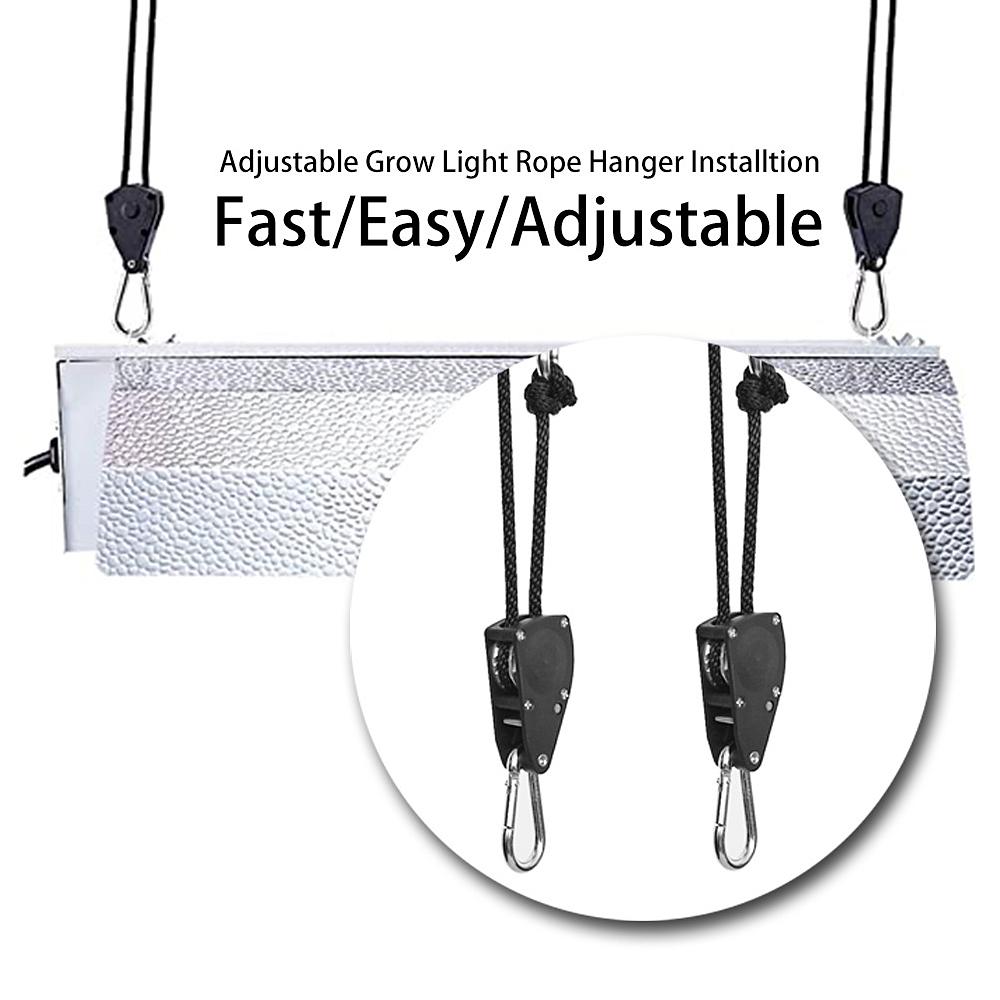 4pcs Pulley Ratchets Heavy Duty Rope Clip Hanger Adjustable Lifting Pulley Lanyard Hanger Kayak And Canoe Boat Bow Rope