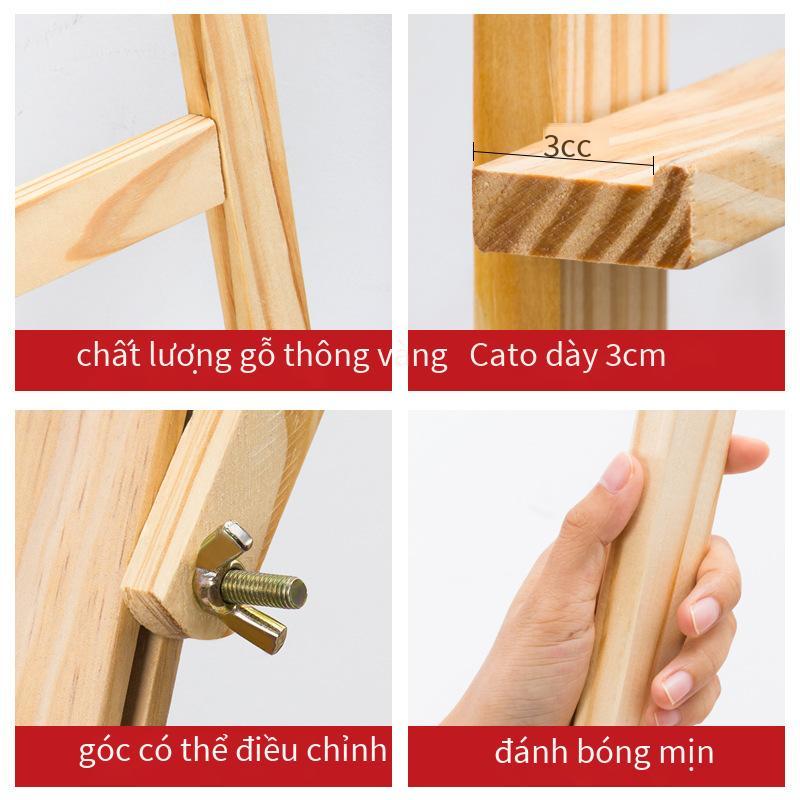 Ưu đãi đặc biệt 1,45 mét bằng gỗ thông giá vẽ đen trắng bảng vẽ phác thảo phác thảo giá vẽ gỗ đặc bảng vẽ bằng gỗ giá vẽ bộ