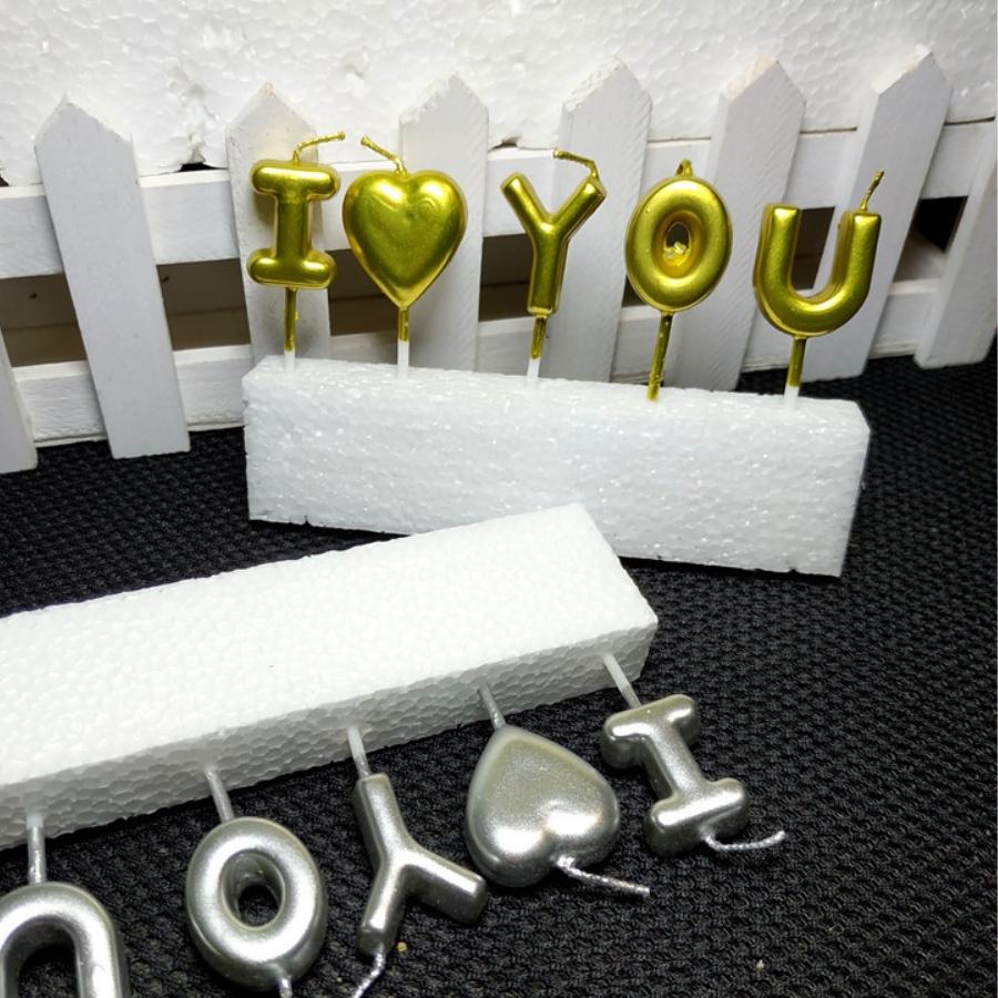 Nến Cắm Bánh Sinh Nhật Chữ I Love You - NEN02
