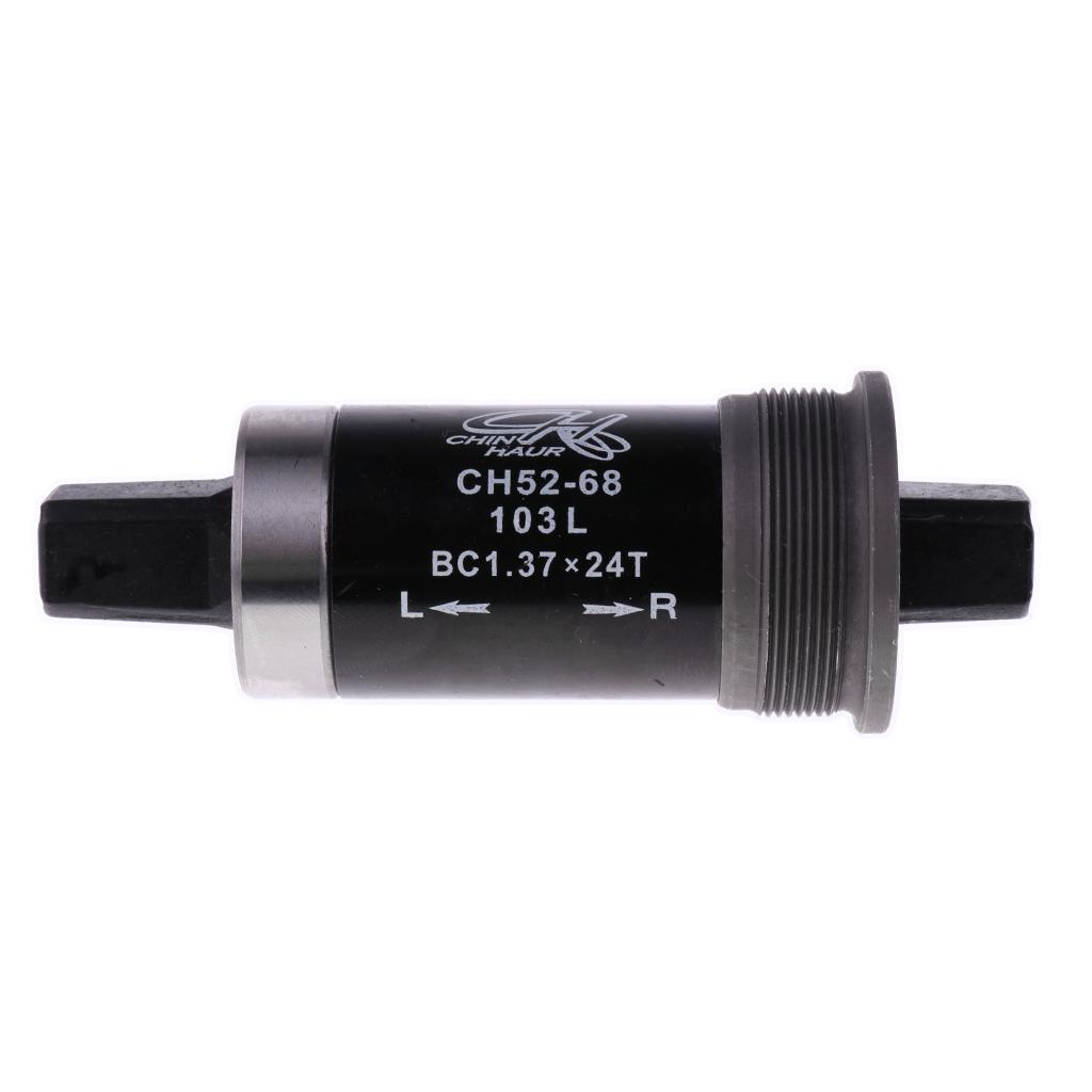 Bike Bottom Bracket Bicycle Square Hole Crank Axis Sealed Bearing 103mm