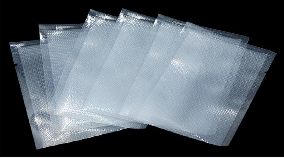 Túi hút chân không 1 mặt nhám 1 mặt trơn dầy 19 lụa-1 bộ 50 túi
