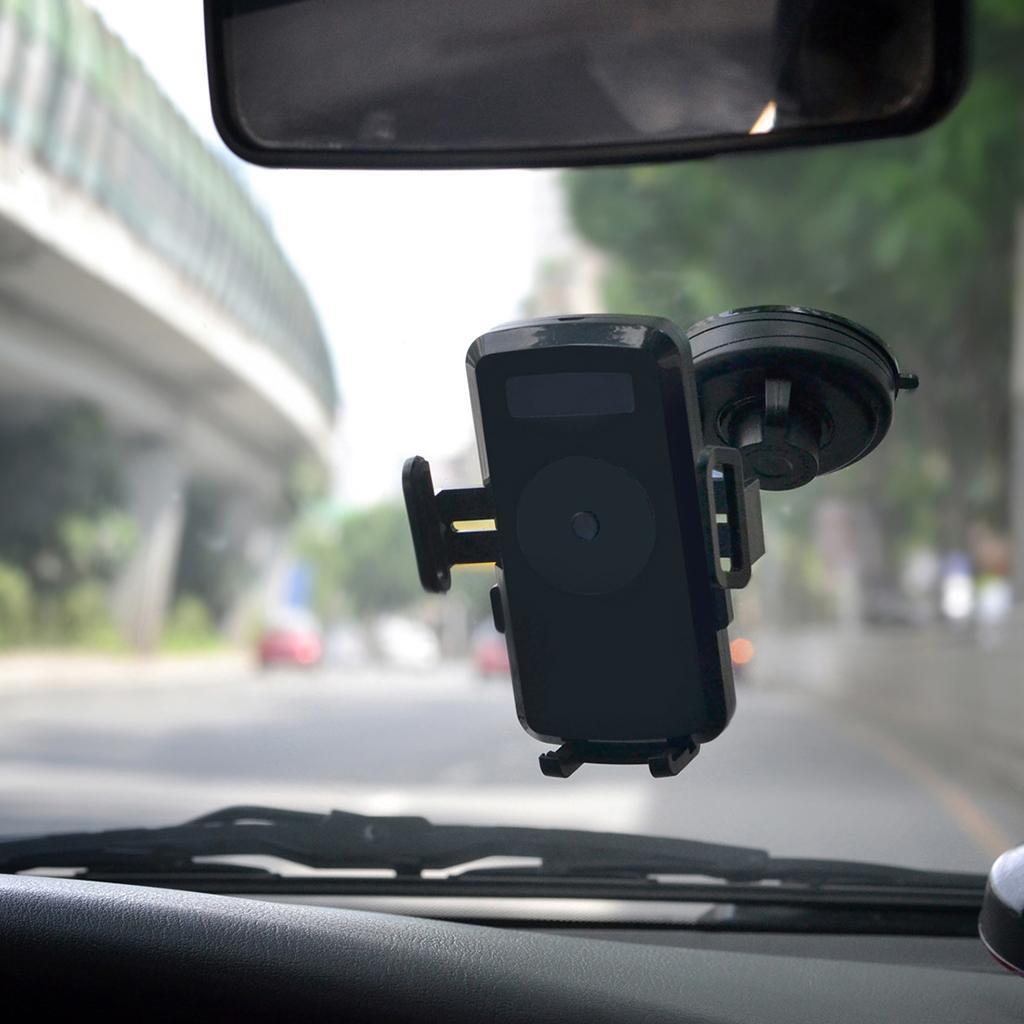 Car Wireless Charger, Multi-Degree Rotation Air Vent Holder and Dashboard Stand and Wireless Phone Charger 3 in 1 for Samsung Galaxy Note 8/ S7/ S7 Edge/ S6 Edge Plus/ Note 5, iPhone 8/ 8 Plus/ X, Nexus 5/ 6 and More