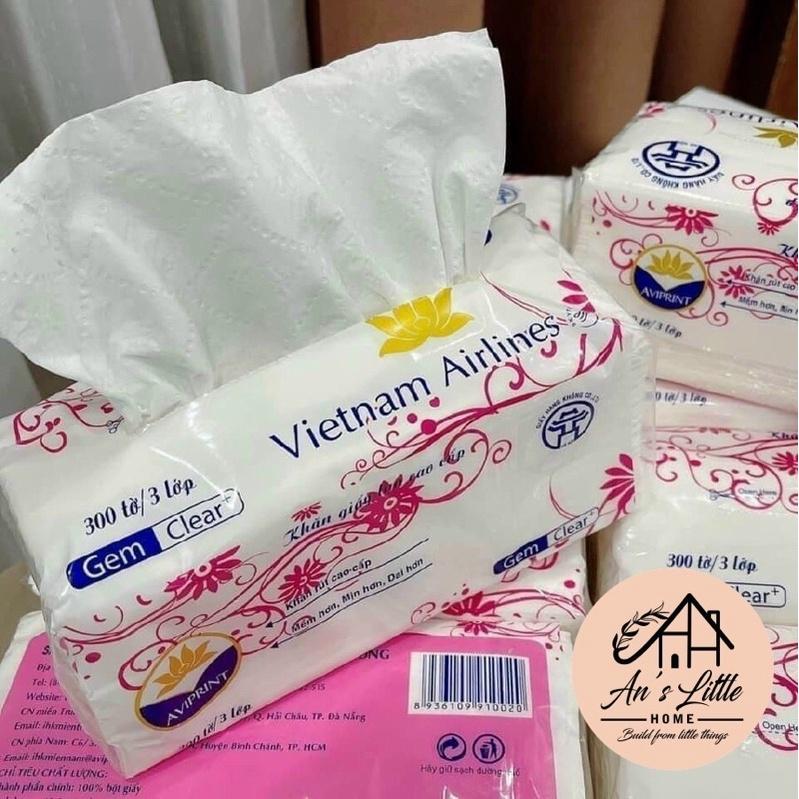 Khăn Giấy Rút Cao Cấp 1 Gói 300 Tờ Siêu Mềm Thấm Hút Tốt - Giấy Lụa Ăn ( HÀNG KHÔNG )