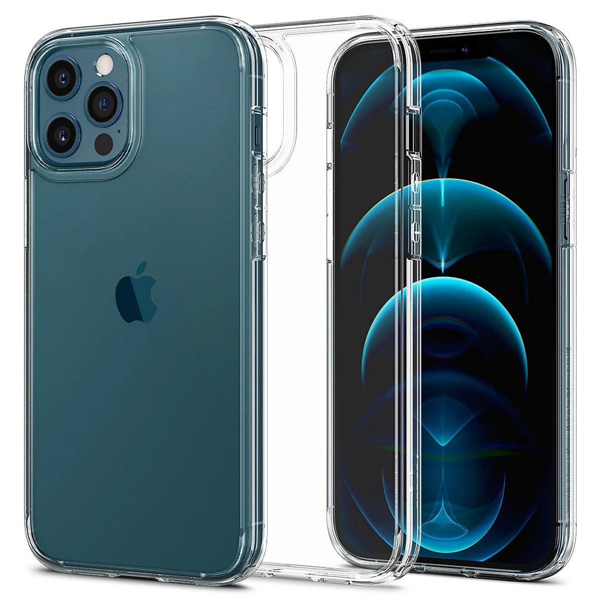Ốp Lưng Dành Cho iPhone 12 Pro Max Silicon Dẻo Trong Suốt Chống Sốc 4 Góc Cao Cấp