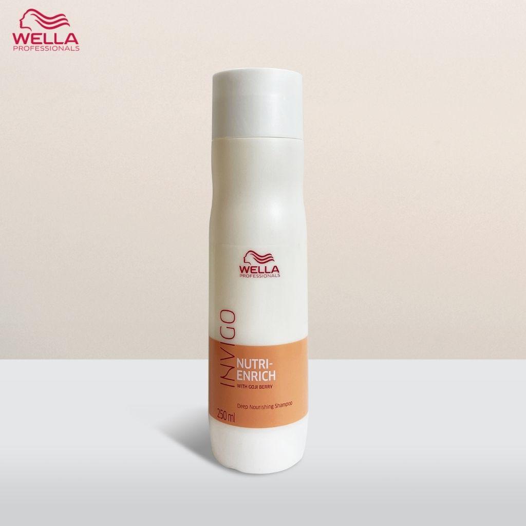 Dầu Gội Wella Invigo Tăng Cường Dưỡng Chất, Phục Hồi Tóc Khô Xơ Nutri Enrich Shampoo 250ml/1000ml