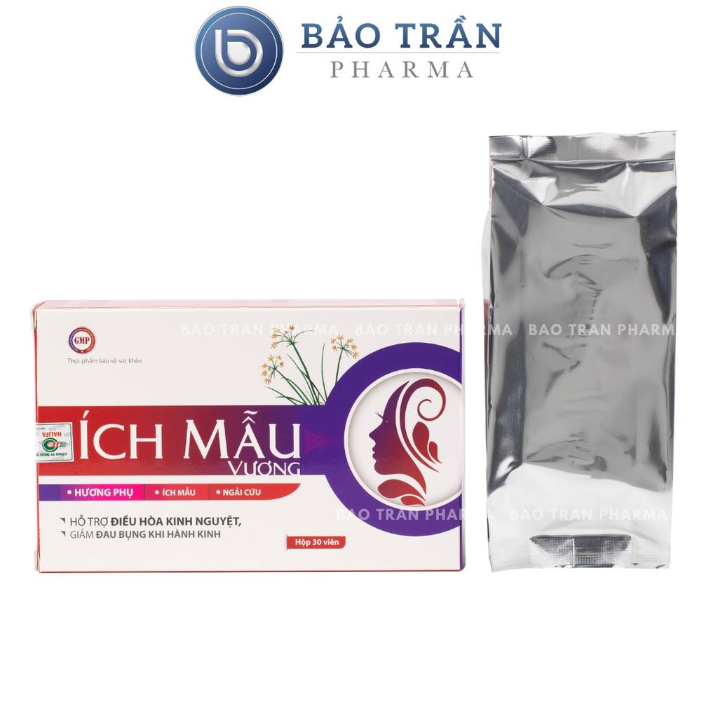 Viên uống cao Ích Mẫu Vương Hương Phụ Hải Linh hỗ trợ điều hòa kinh nguyệt, giảm đau bụng kinh (H/30 viên)