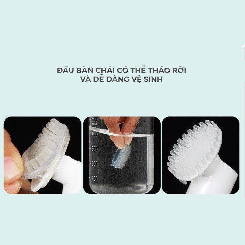 Dung dịch rửa bàn chân cho thú cưng Dorrikey đầu bàn chải mềm dung tích 150ml, vệ sinh cho chó, vệ sinh cho mèo