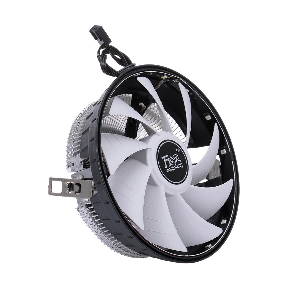 Quạt tản nhiệt CPU thủy lực cho Intel 1156 1155 1151 Đèn LED AMD