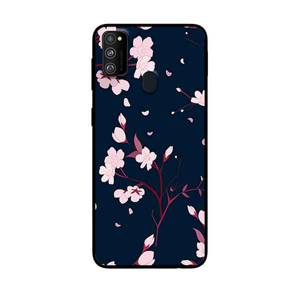 Ốp Lưng in cho Samsung Galaxy M30s Mẫu Hoa Đào - Hàng Chính Hãng