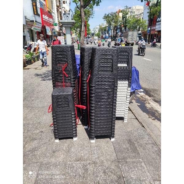 Ghế lùn đan mây cao cấp
