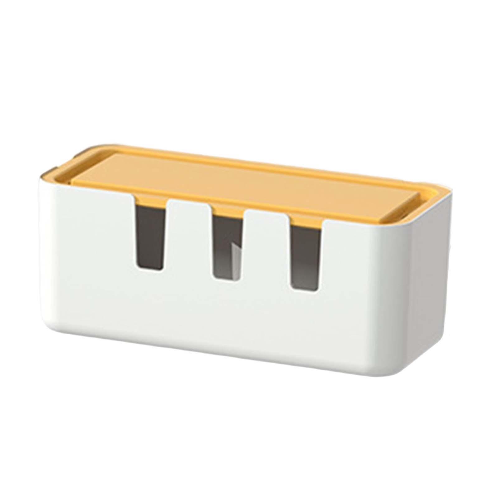 Power Strip Box Wire Cover Hider Protector Cable Management Box for Adapters