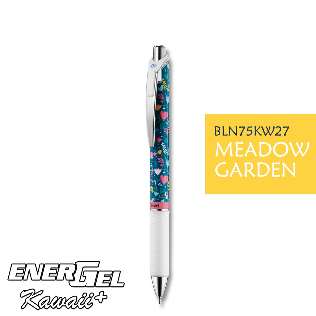 Bút gel Pentel EnerGel Kawaii - MEADOW GARDEN - Mực xanh dương (Blue)