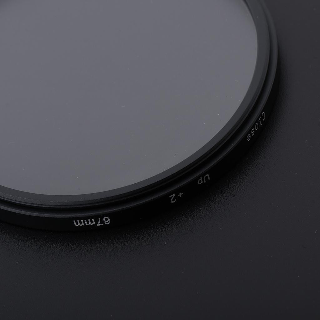 Camera Lens Macro Close Up Effect Filter 67mm +2 for Canon 70-300 17-85mm