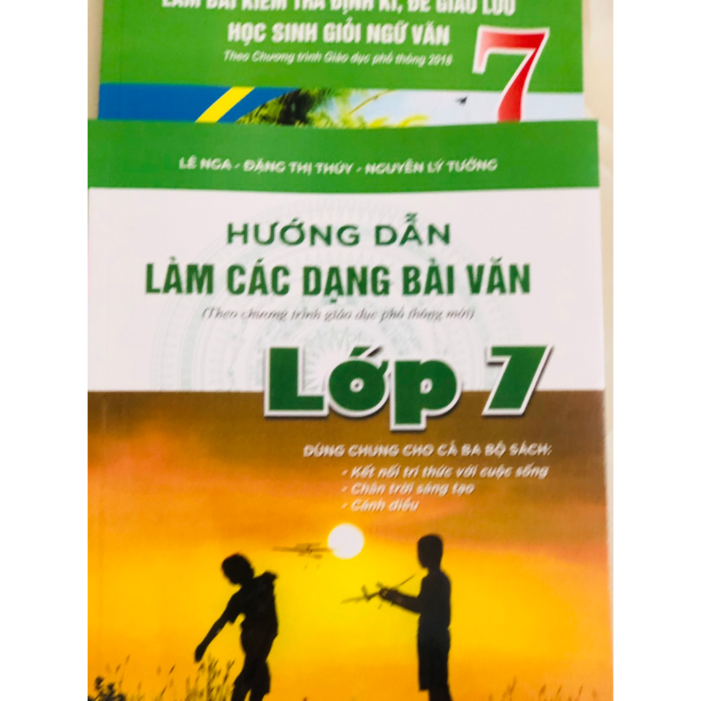 Sách - Hướng dẫn làm bài kiểm tra định kì, đề giao lưu học sinh giỏi ngữ văn 7 - Theo chương trình GDPT 2018