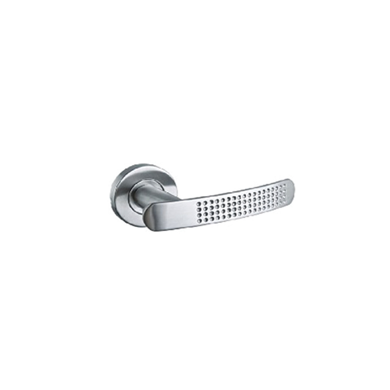 Tay nắm gạt inox đặc ốp tròn 131mm Yale YPSL-108