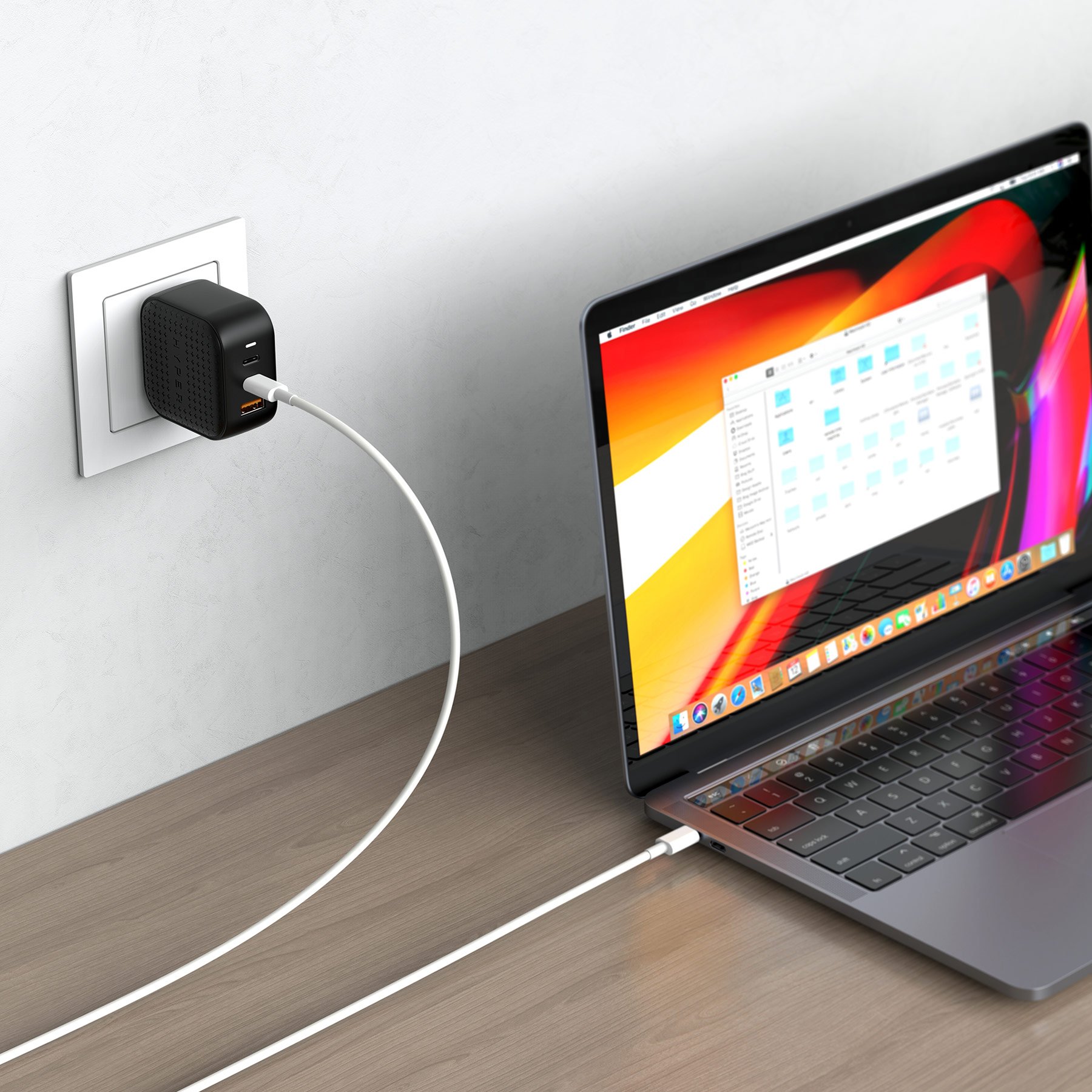 SẠC ĐA CỔNG PD/QC3.0 VÀ PPS HYPERJUICE 66W GAN CHARGER NHỎ NHẤT THẾ GIỚI – HJ265 - HÀNG CHÍNH HÃNG