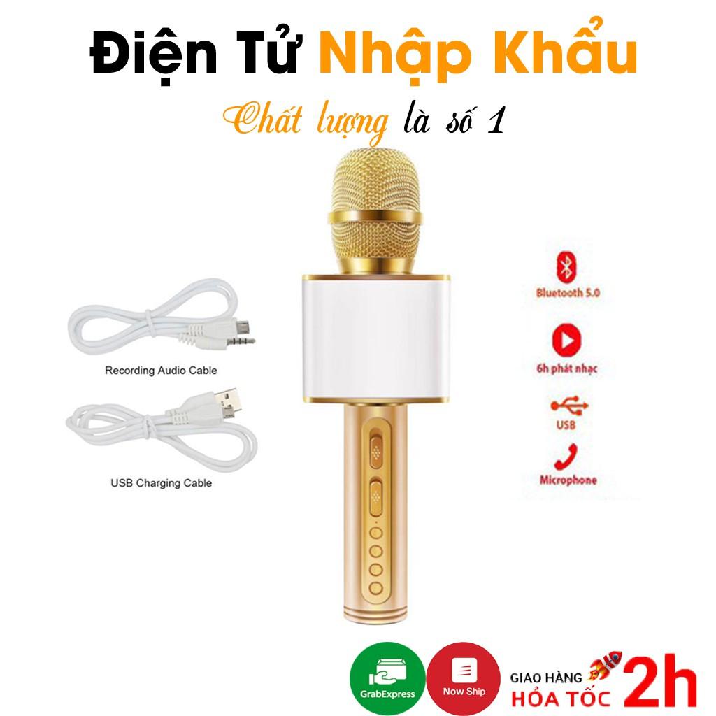 Micro Karaoke Bluetooth Hát karaoke SD-08, Bass Trầm Cực Lớn, Kết Nối Được Thẻ Nhớ