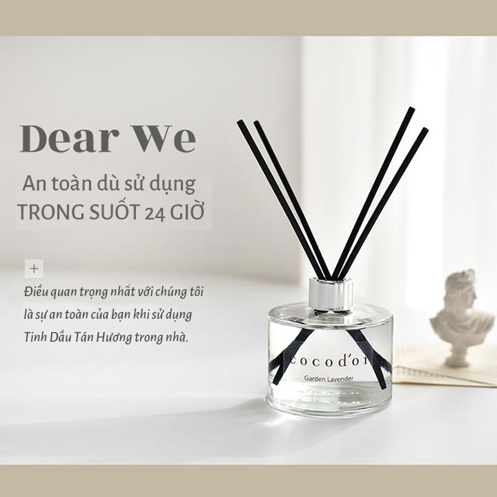 Tinh dầu tán hương COCOD’OR REED DIFFUSER 120ml