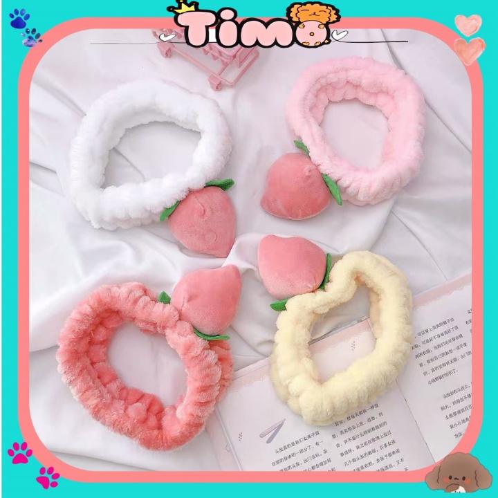 Băng Đô Rửa Mặt Cài Tóc Tai Thỏ Tai Mèo Cute Hình Thú PK42