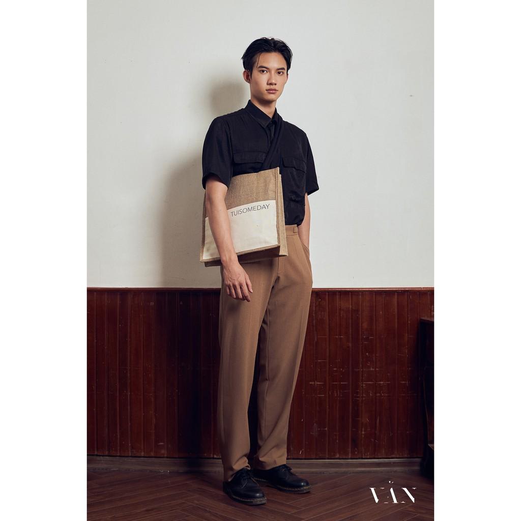 Áo Sơ Mi BLACK BUTTONS SHIRT VANBYVN