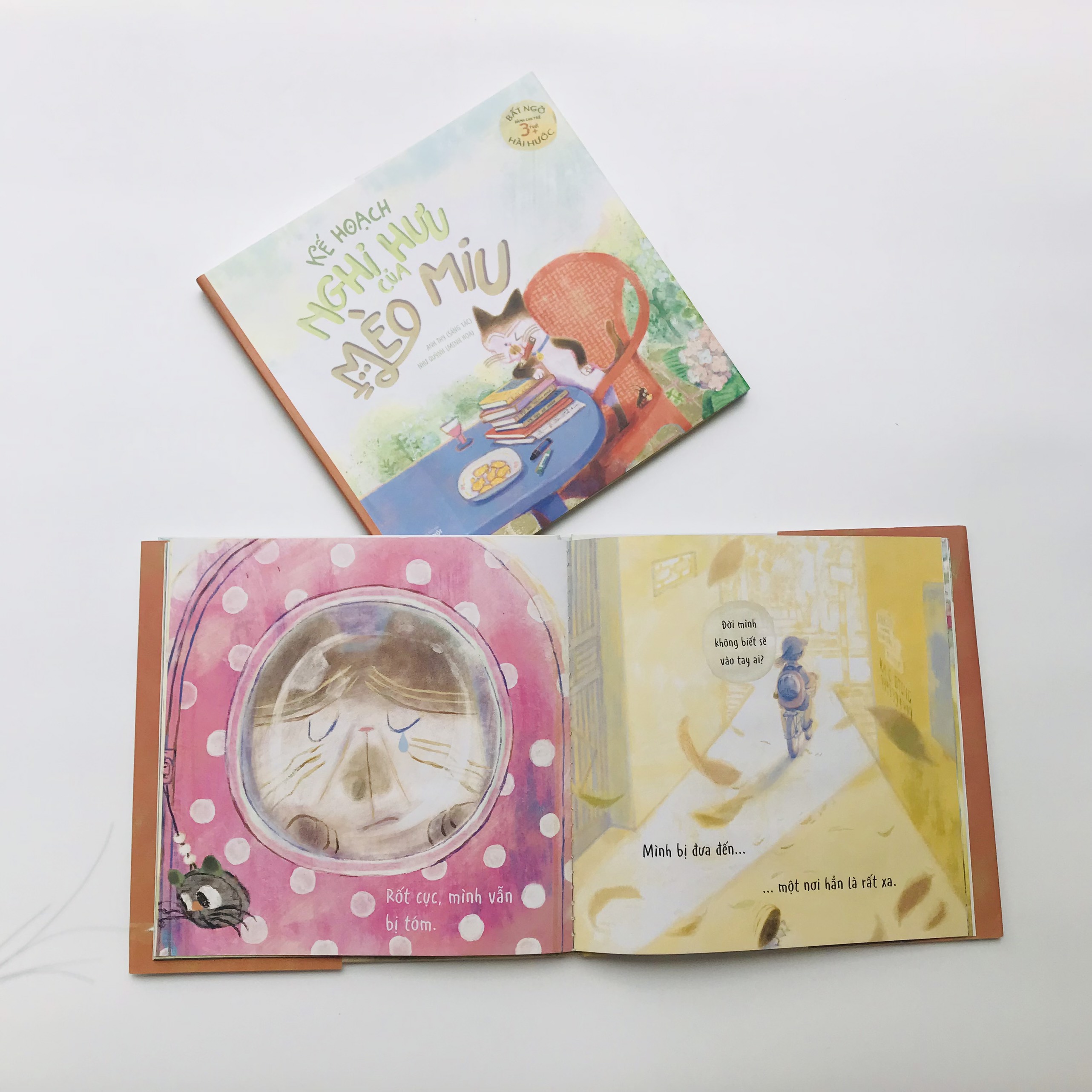 Sách thiếu nhi - Kế hoạch nghỉ hưu của Mèo Miu - Crabit Kidbooks - dành cho trẻ từ 3 tuổi