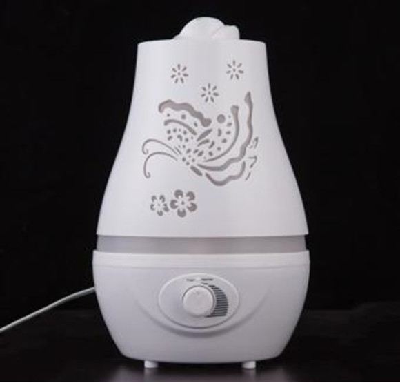 Máy khuếch tán Tinh Dầu Hồ Điệp Đáy Tròn Dung tích lớn 2400ml, làm đèn ngủ, quà tặng