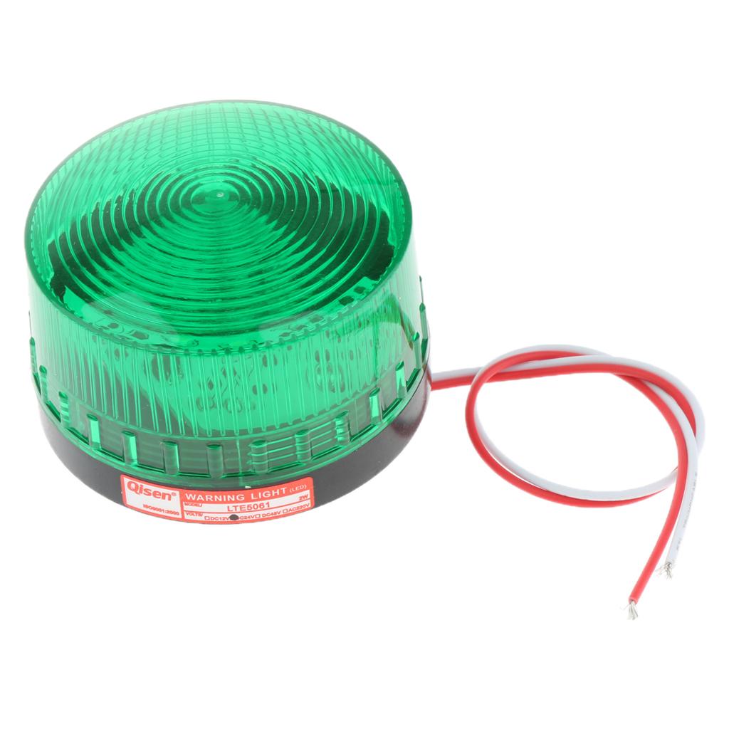 24V Flash Nhấp Nháy/Luôn Cảnh Báo Tín Hiệu Tròn Đèn Hiệu Đèn Xanh