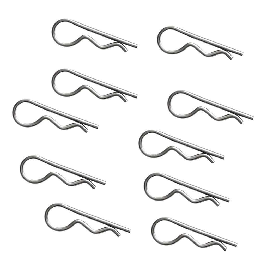 Pack of 20pcs Stainless R Retaining Clip Cotter Pins Spring Clip