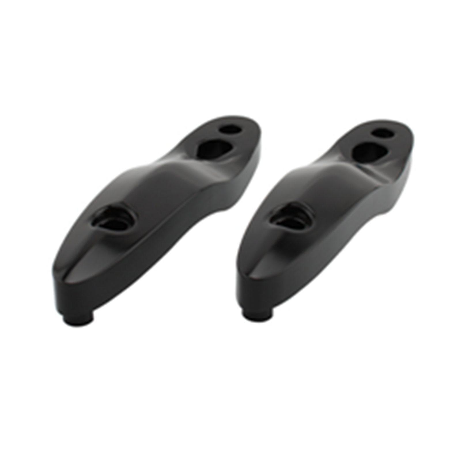 Relocation Brackets Aluminum Alloy Motorcycle for   Black