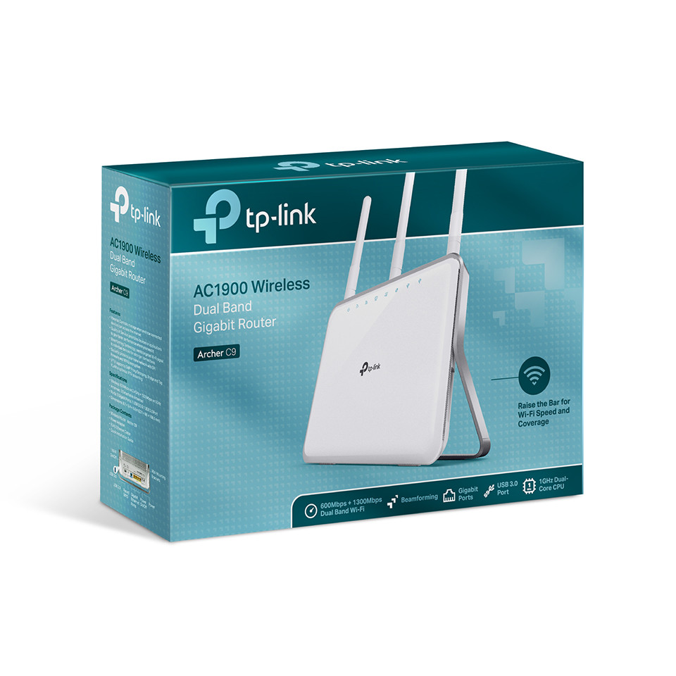 Bộ phát wifi TP-Link Archer C9 Wireless AC1900 Hàng chính hãng