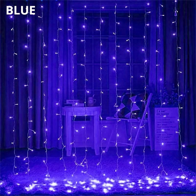 8 Modes Warm Home Wedding Curtain Lights Corridor Led Lighting Decor New Year Christmas Gift