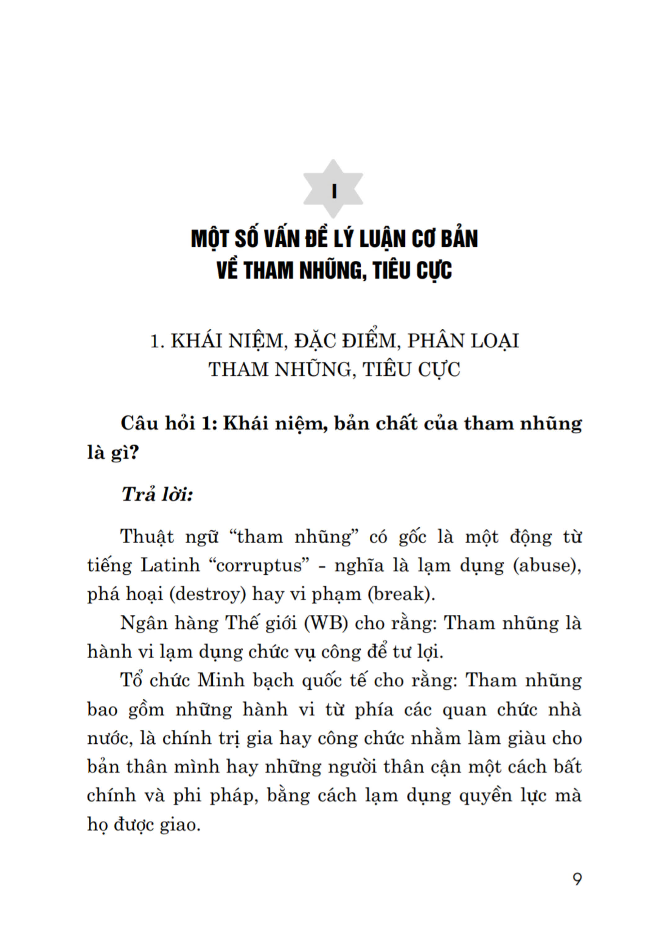 Hỏi - đáp về phòng, chống tham nhũng, tiêu cực ở Việt Nam