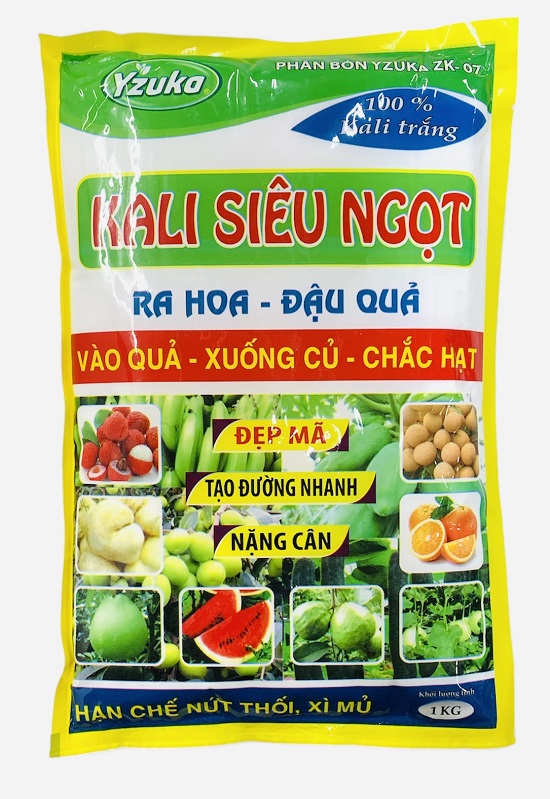 Kali Siêu Ngọt - Siêu Kali Trắng Nhập Khẩu Bỉ - Gói 1Kg