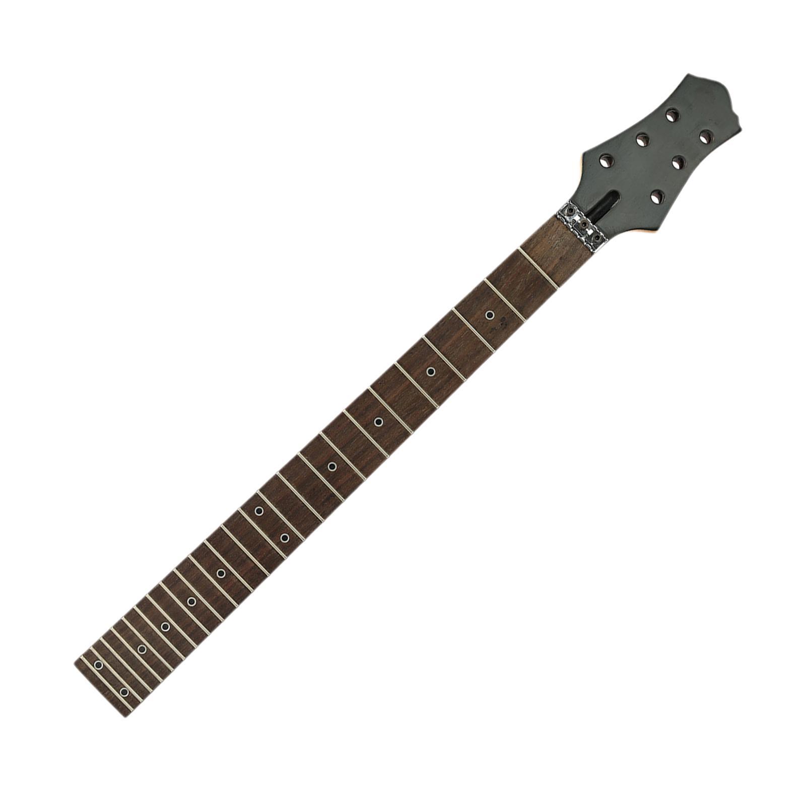 Electric Guitar Neck Replacements, 24 Frets Electric Guitar neck Rosewood Fretboard for Electric Guitar DIY Parts