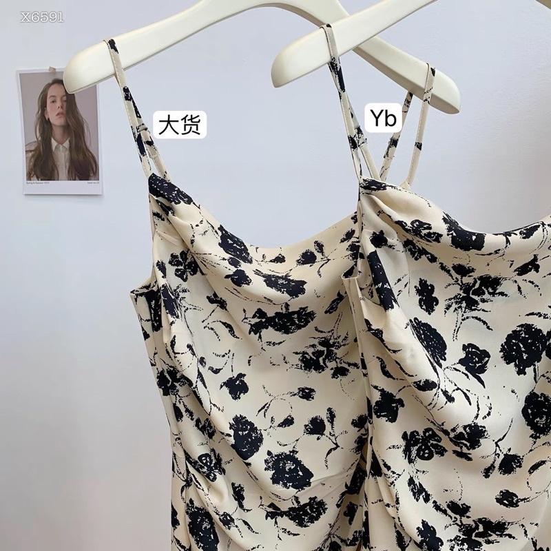 Set váy hoa kèm áo khoác croptop