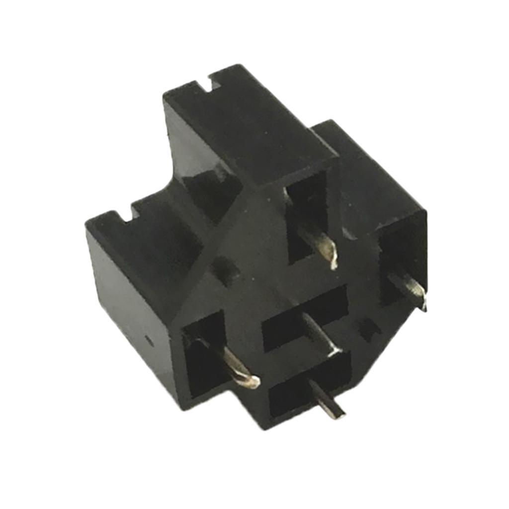 40A Car Relay Socket Holder 5Pins Connector 6.3mm Terminals