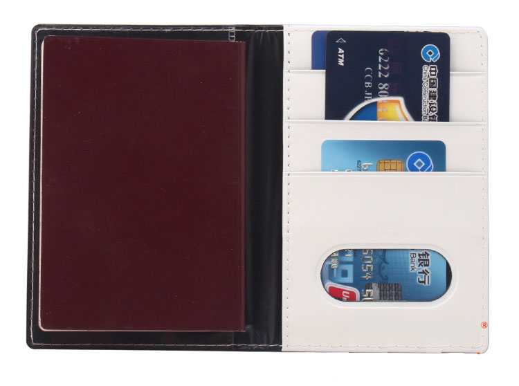 Ví bọc hộ chiếu Passport chất liệu da cover hoạt hình "I Love You"