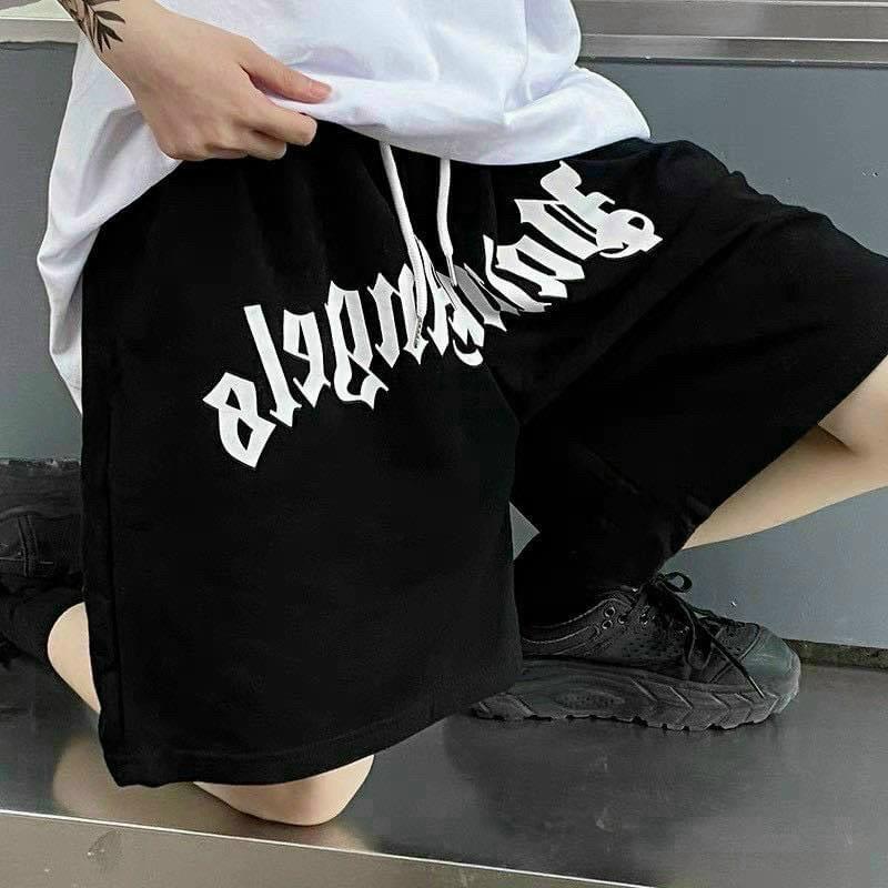 Quần Short Ngố  Ống Rộng Unisex nam nữ phong cách ulzzang Trẻ Trung Năng Động Cá Tính